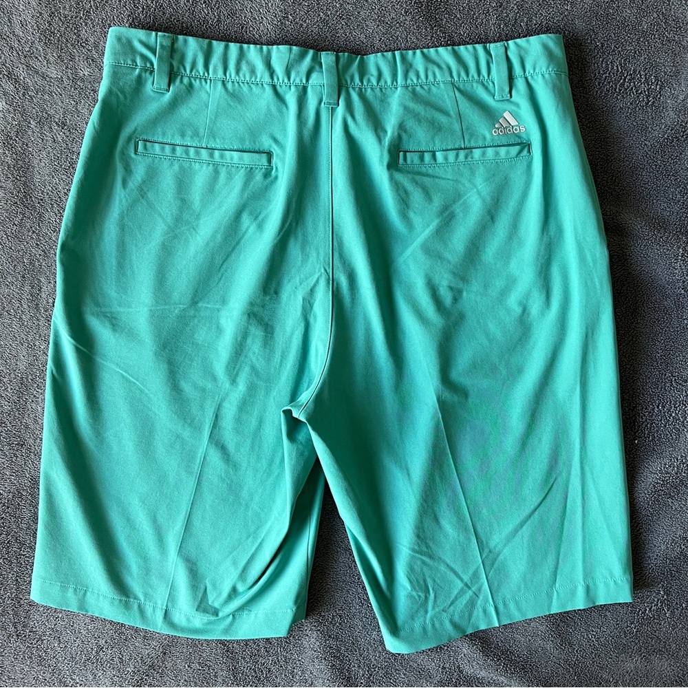 🔥Adidas Men's Turquoise Athletic Golf Shorts - Picture 5 of 6